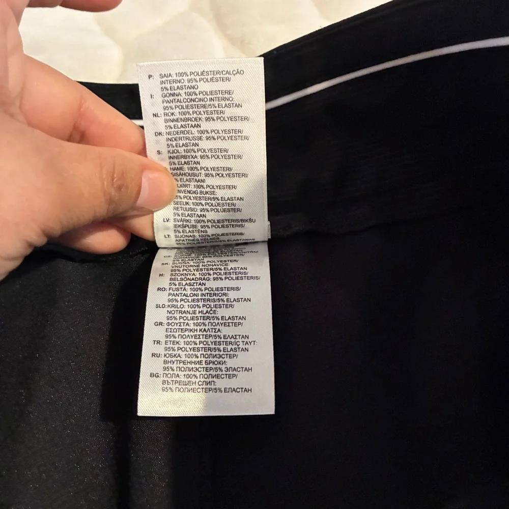 Adidas Golf Skort Pull On‎ Athletic Performance Black Size 2 - Picture 5 of 6